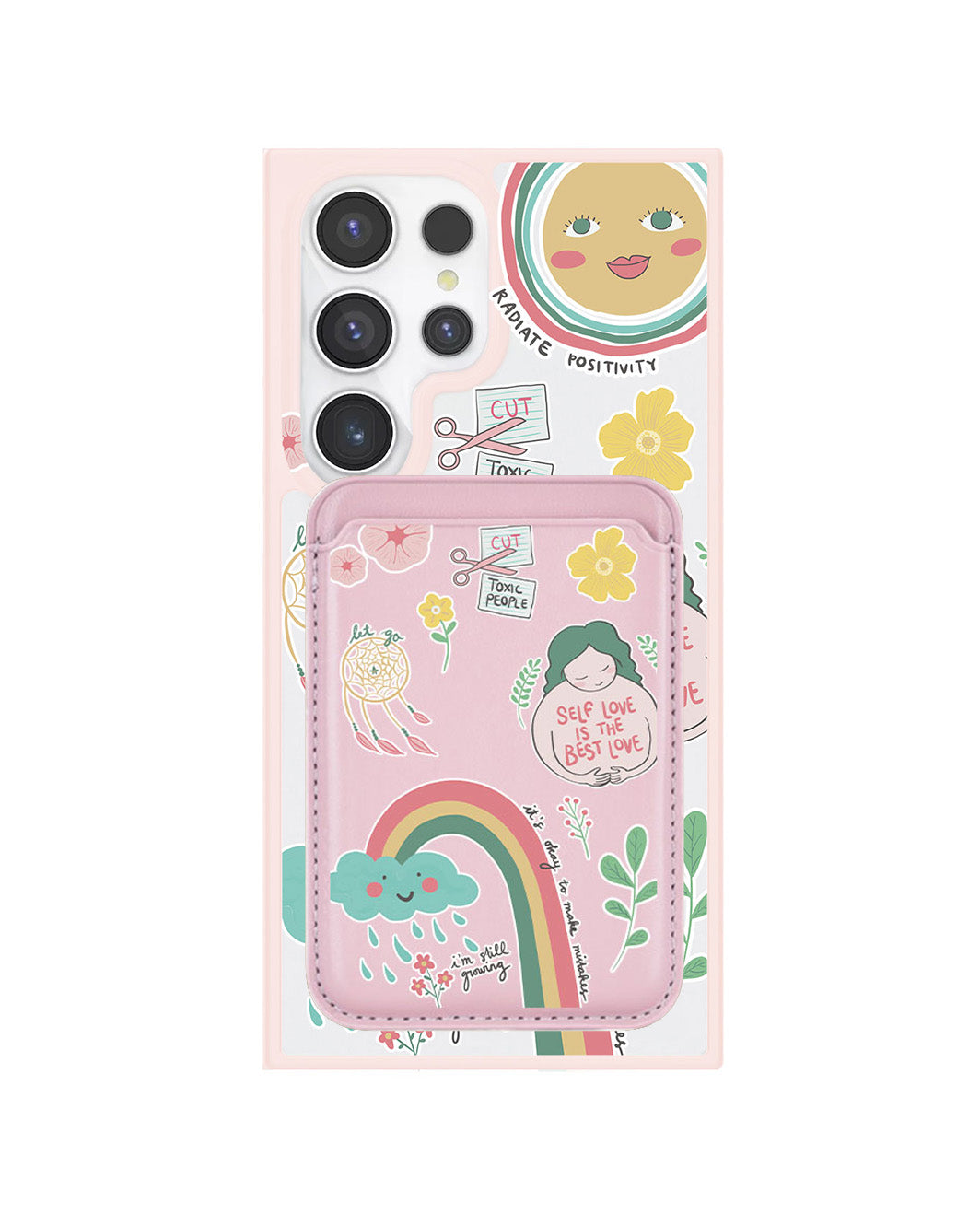 Android Magnetic Wallet Case - Self Love