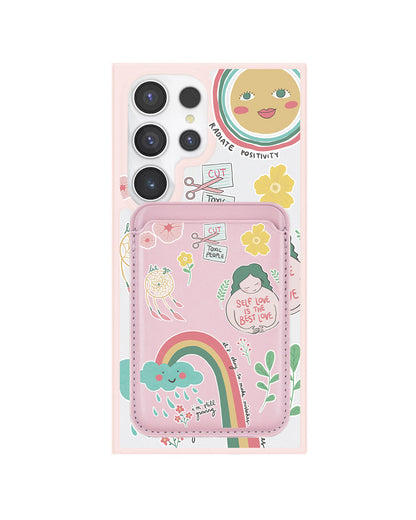 Android Magnetic Wallet Case - Self Love