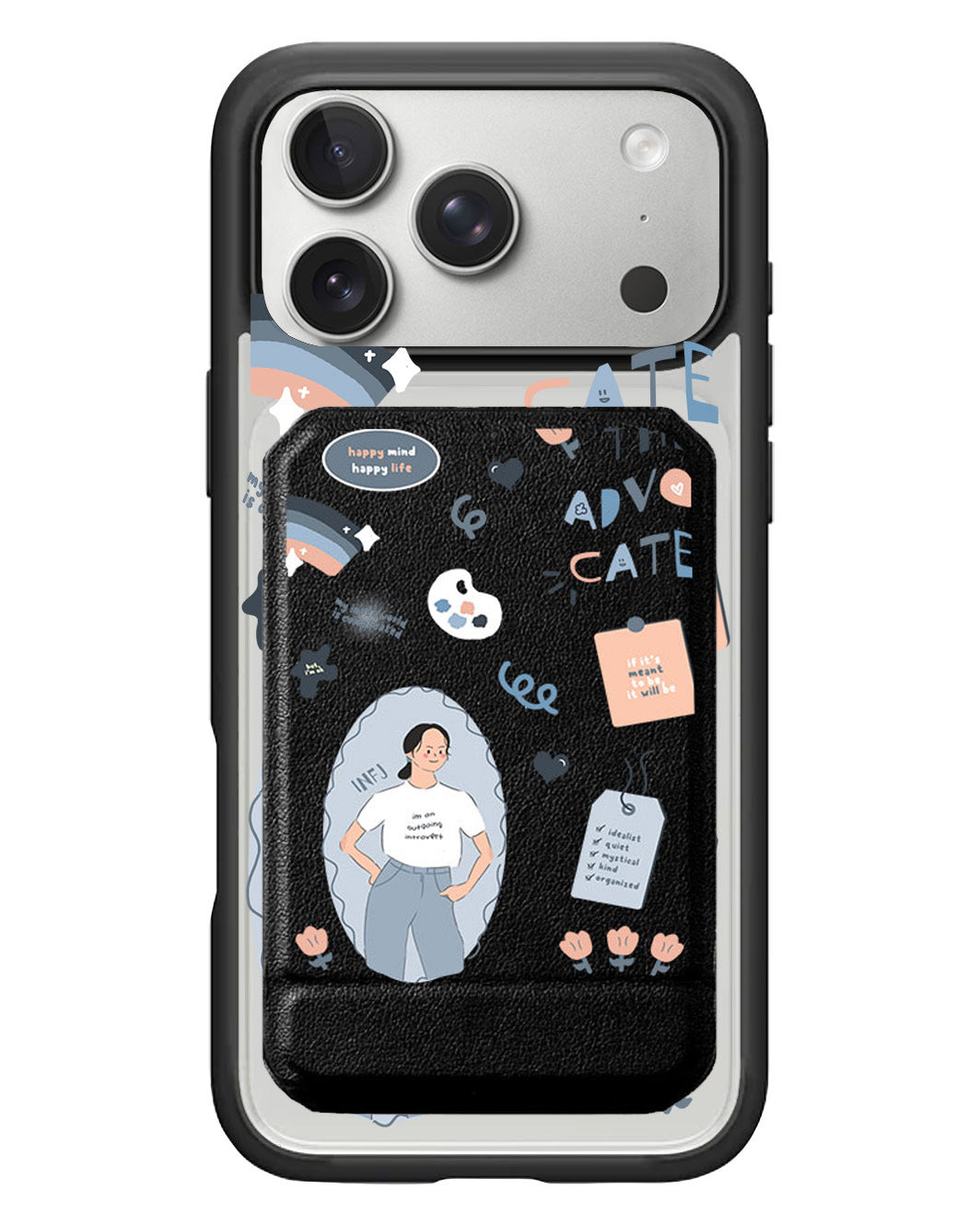 iPhone Magnetic Multifold Wallet - INFJ