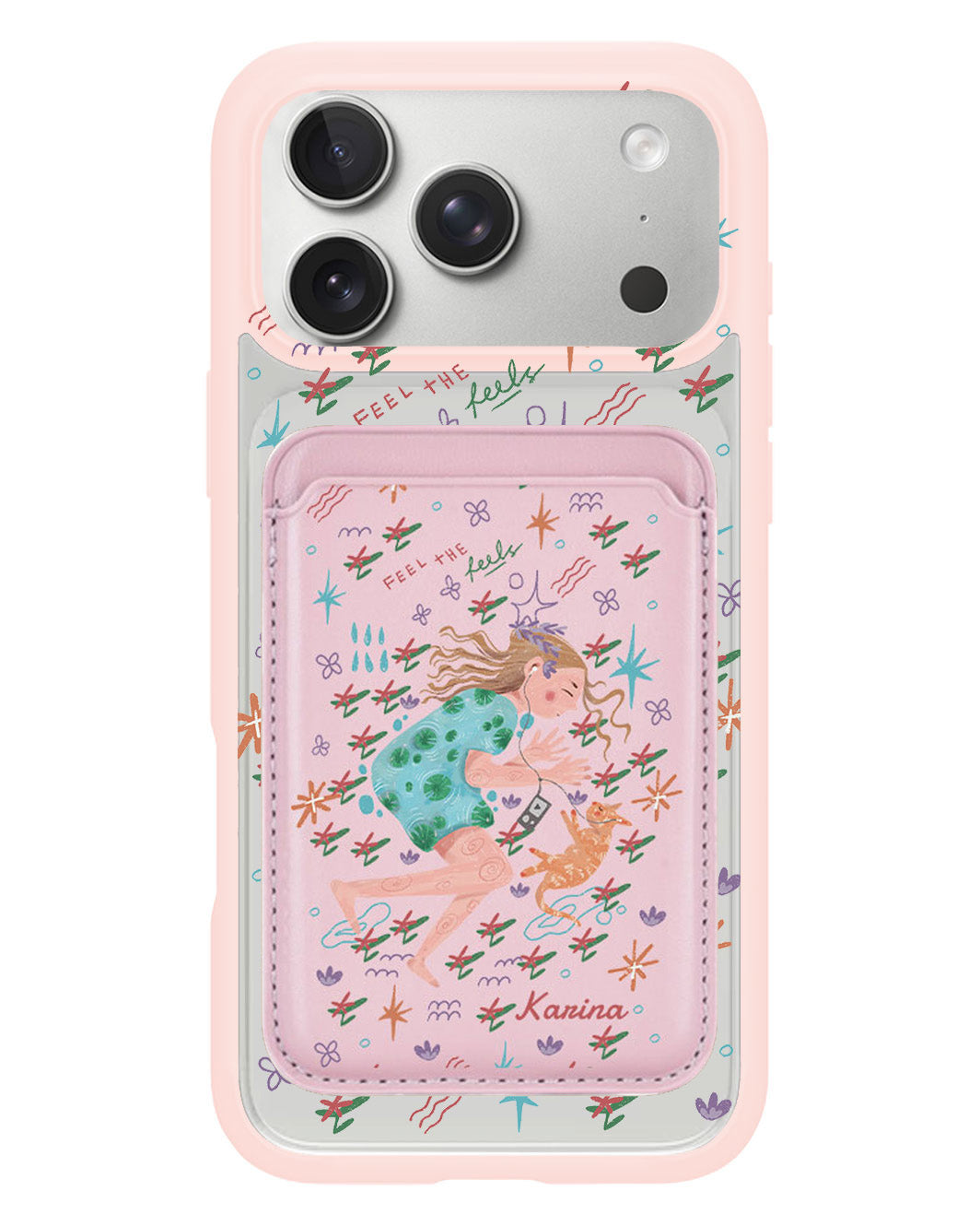 iPhone Magnetic Wallet Case - Feel the Feels