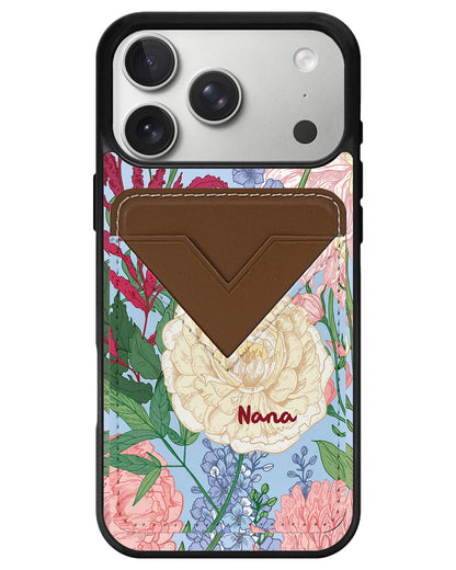 iPhone Avant Wallet Case - July Delphinium