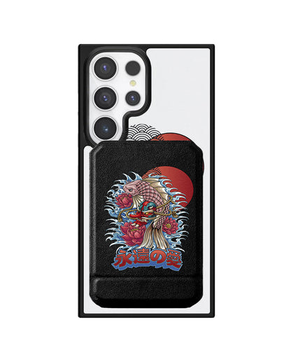 Android Magnetic Multifold Wallet - Oni Koi