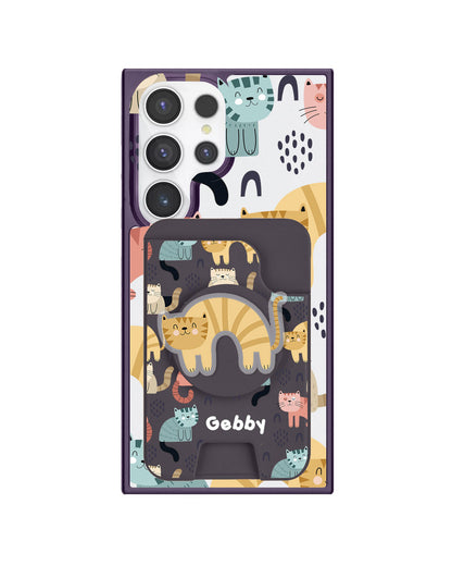 Android Magpop Wallet - Rainbow Meow