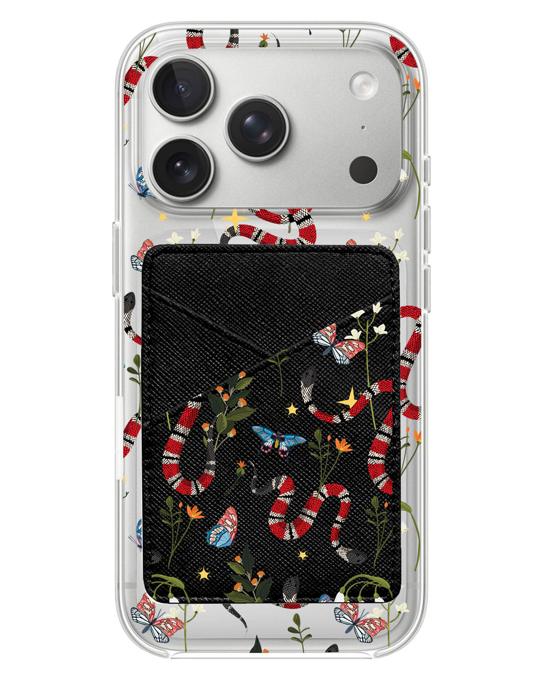 iPhone Phone Wallet Case - Serpente