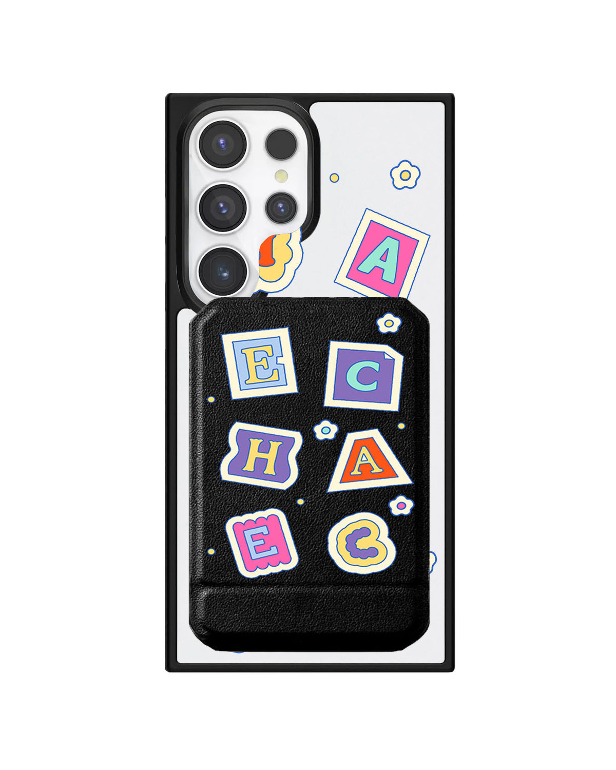 Android Magnetic Multifold Wallet - Adorable Monogram 3.0