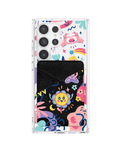 Android Phone Wallet Case - Heather
