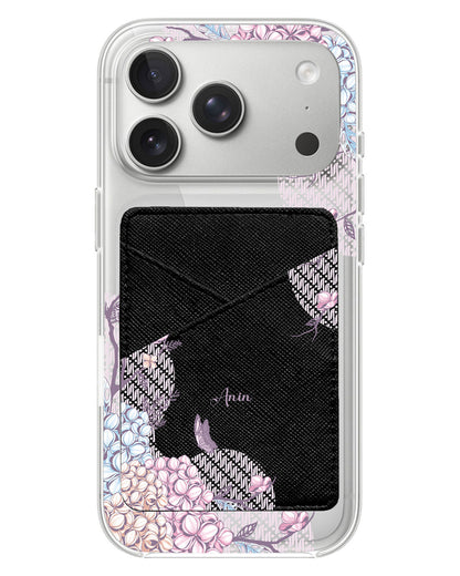 iPhone Phone Wallet Case - Batik Floral