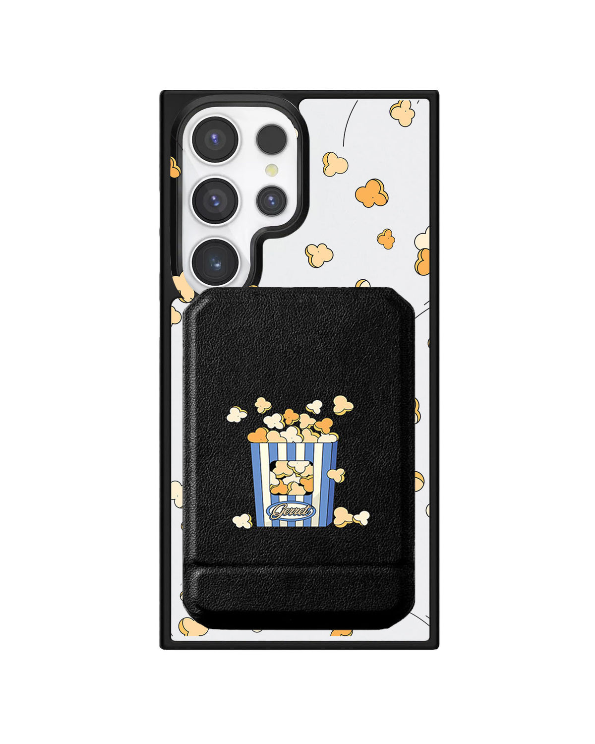 Android Magnetic Multifold Wallet - Popcorn