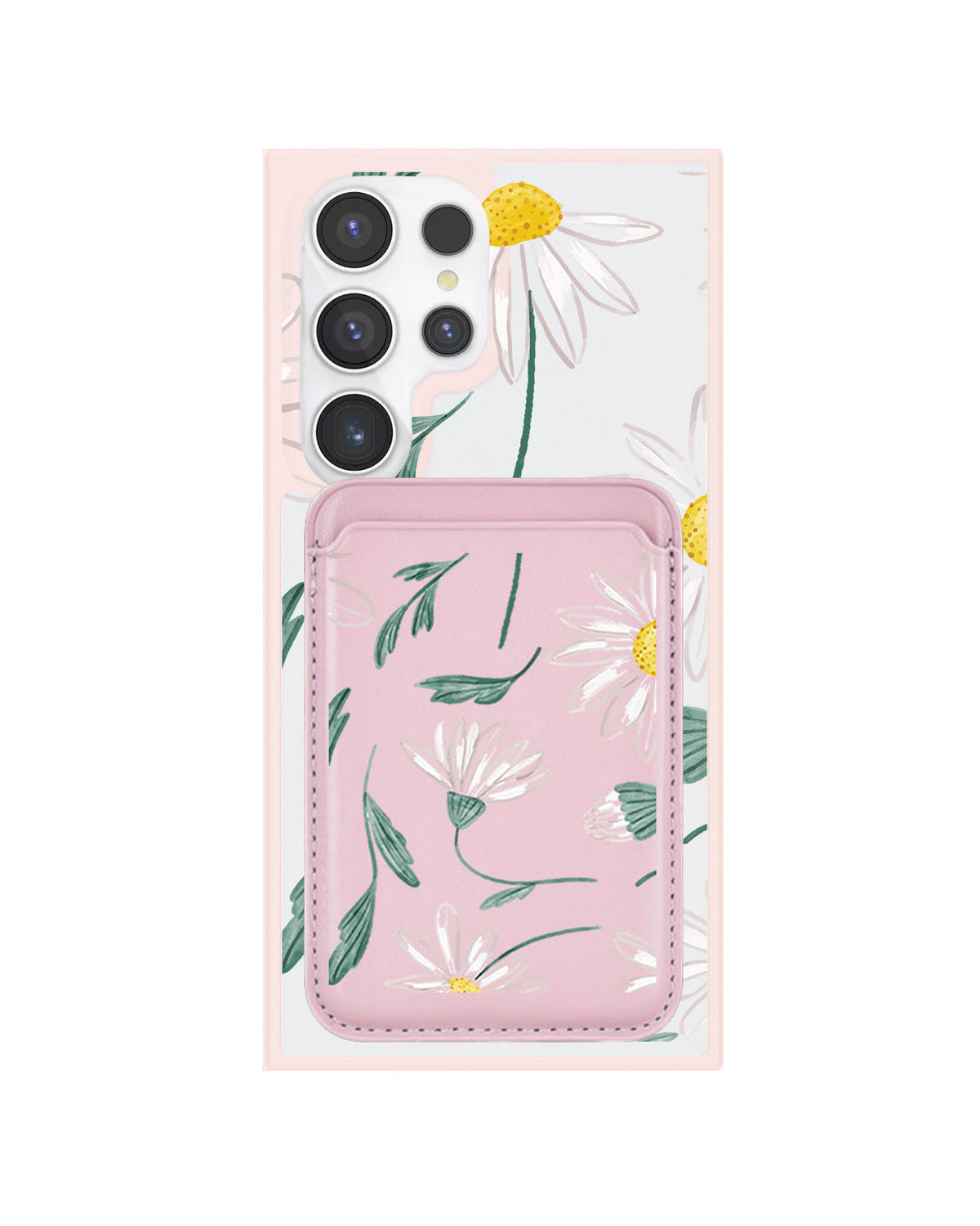 Android Magnetic Wallet Case - April Daisy