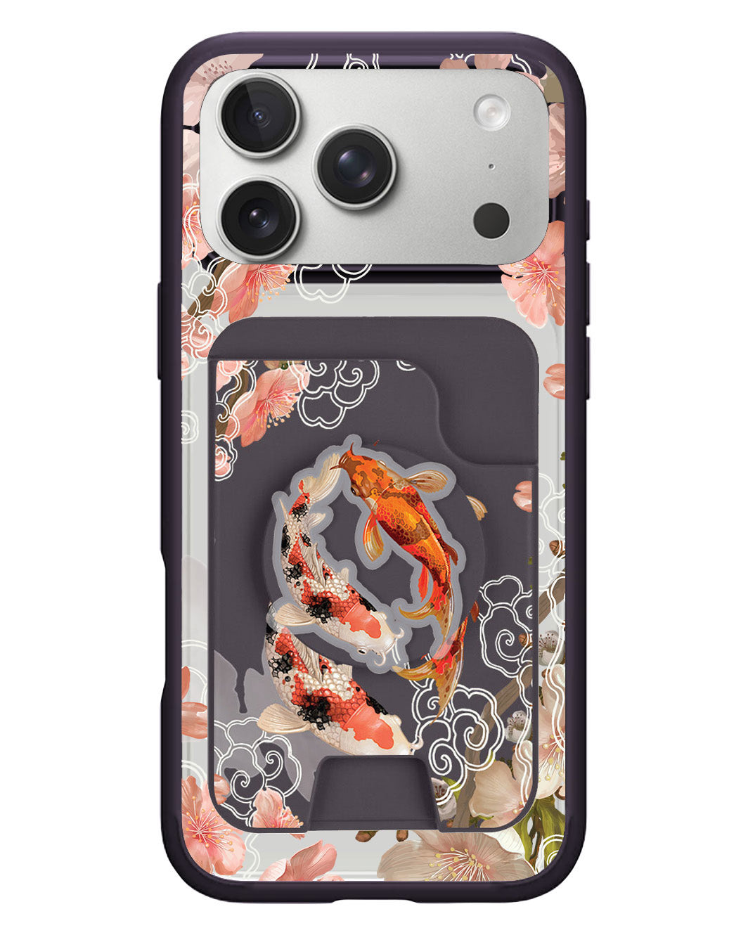 iPhone Magpop Wallet - Oil Painting Koi