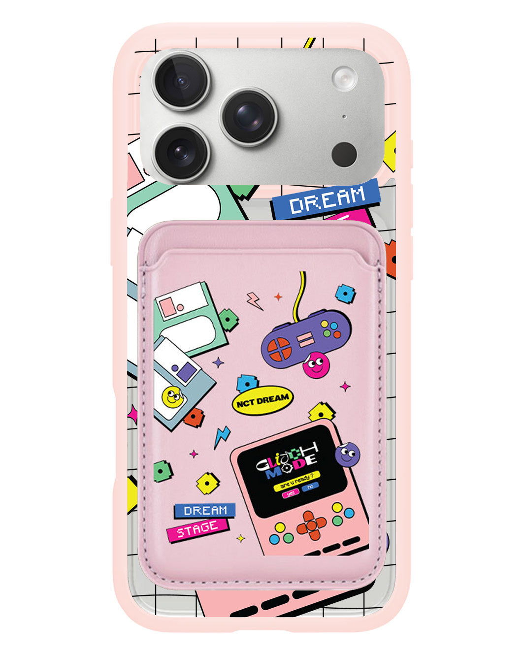 iPhone Magnetic Wallet Case - NCT Glitch Mode