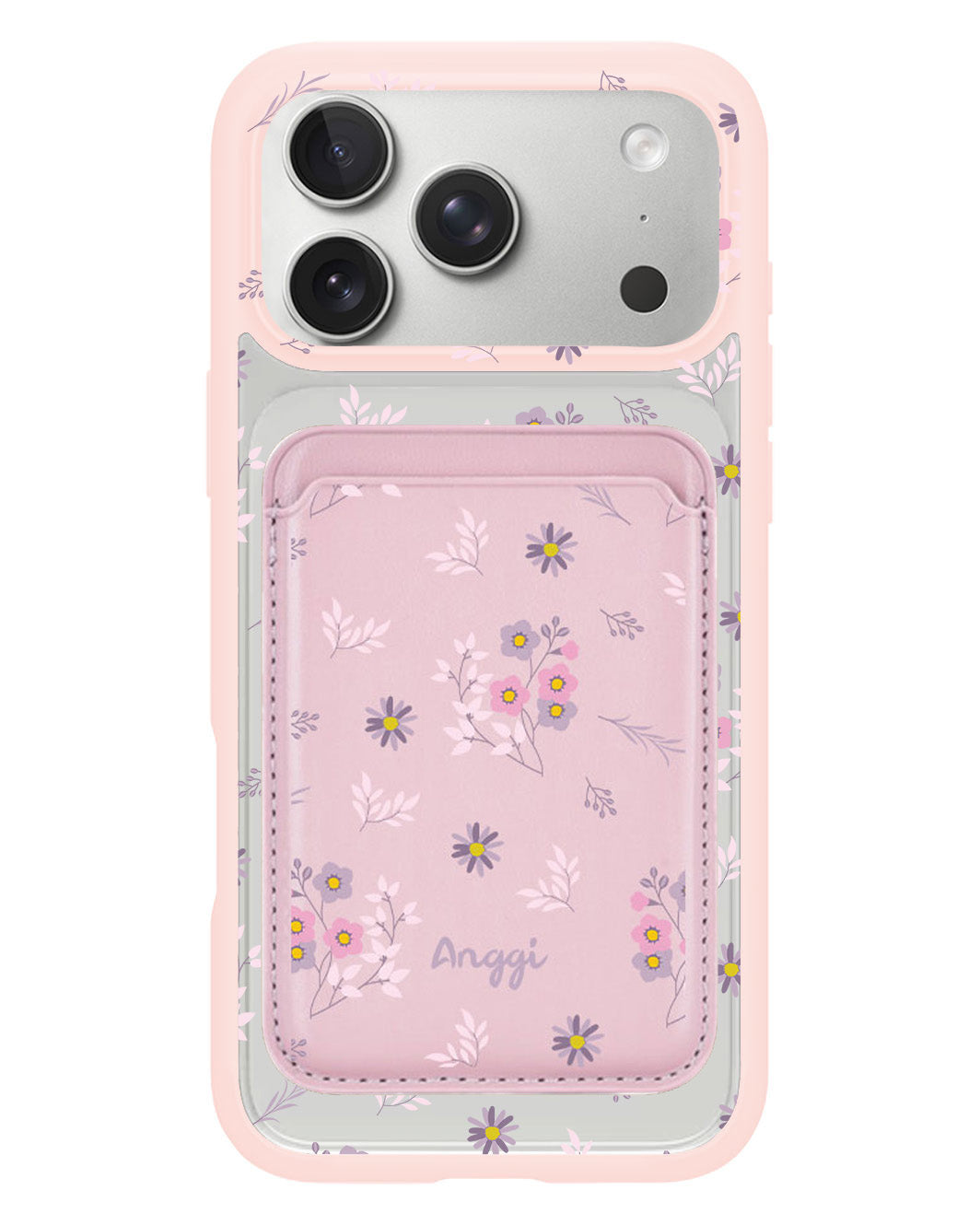 iPhone Magnetic Wallet Case - Cherry Blossom