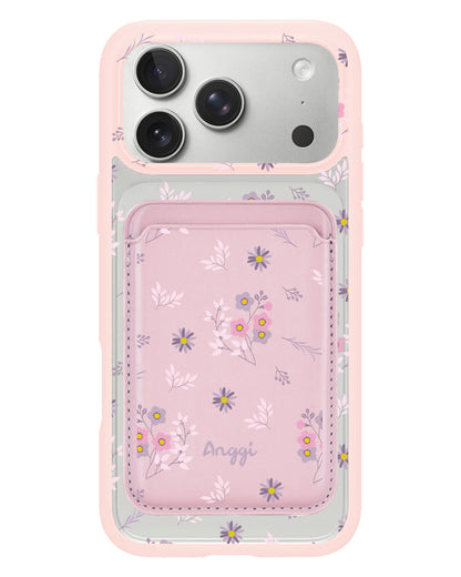 iPhone Magnetic Wallet Case - Cherry Blossom