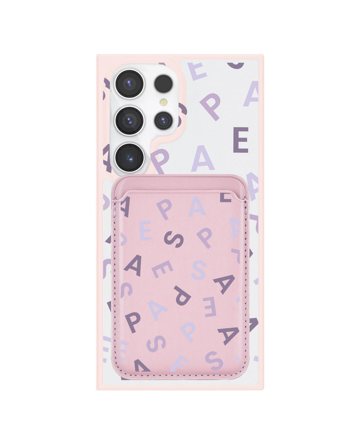 Android Magnetic Wallet Case - Aespa Monogram