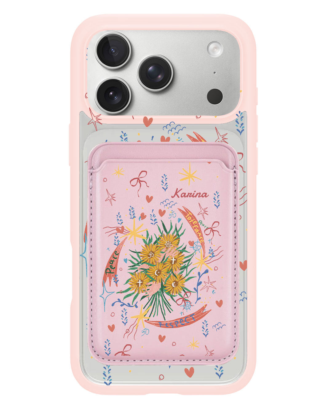 iPhone Magnetic Wallet Case - Peace