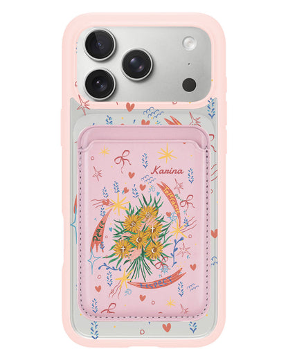 iPhone Magnetic Wallet Case - Peace