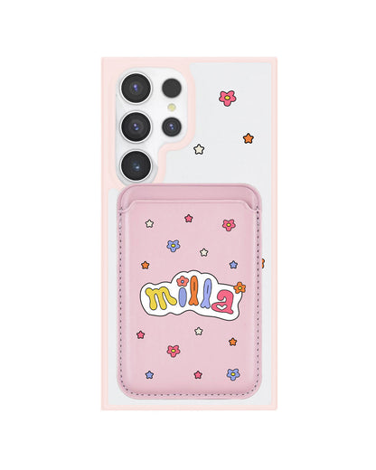 Android Magnetic Wallet Case - Adorable monogram 5.0