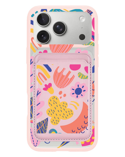 iPhone Magnetic Wallet Case - Florals