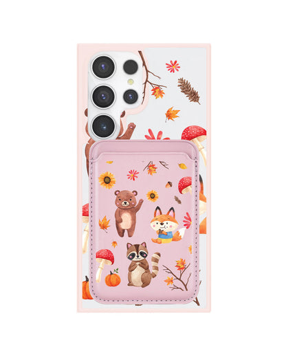 Android Magnetic Wallet Case - Autumn Animals