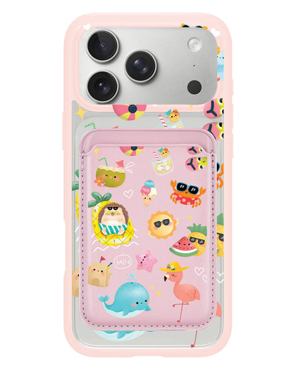 iPhone Magnetic Wallet Case - Summer