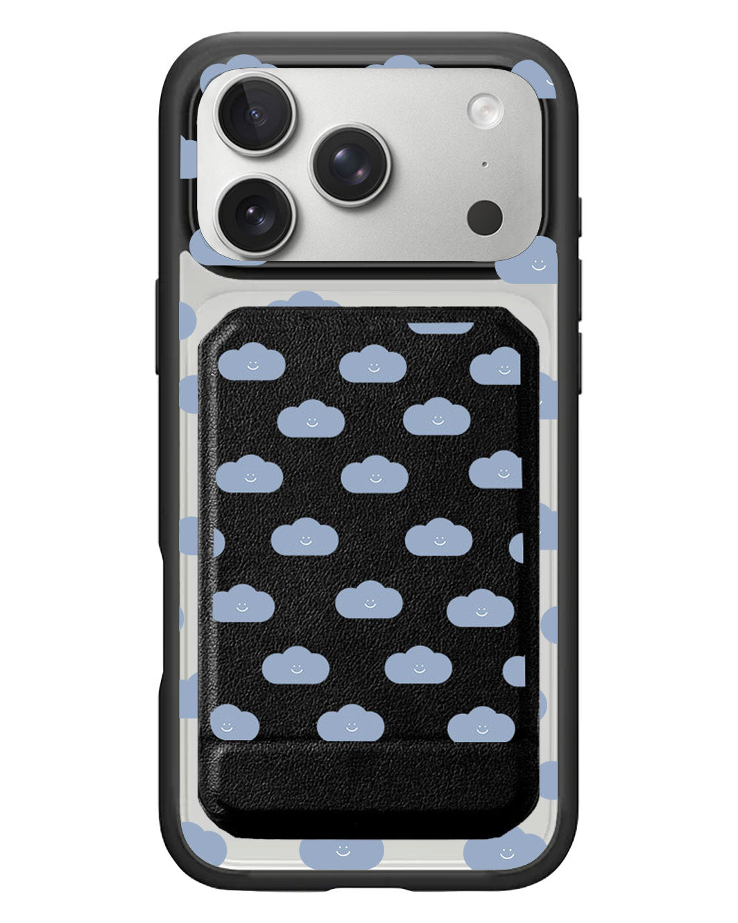 iPhone Magnetic Multifold Wallet - Dark Cloud