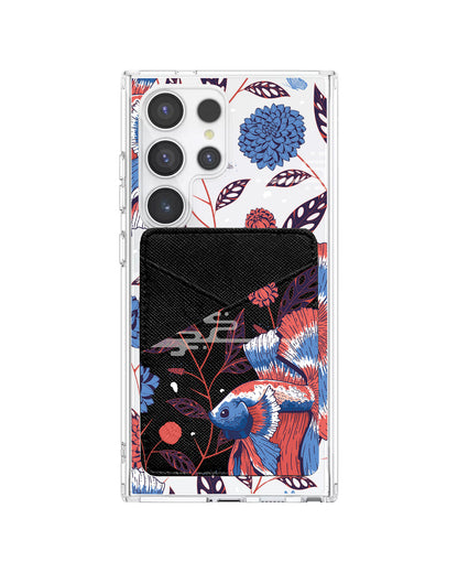 Android Phone Wallet Case - Fish & Floral 2.0