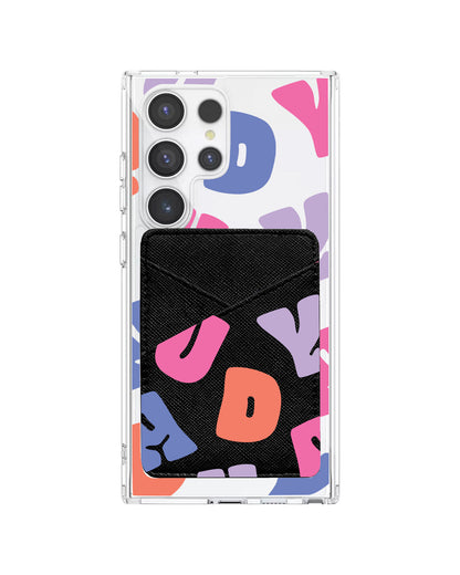 Android Phone Wallet Case - Chubby Monogram