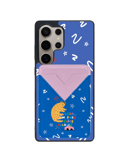 Android Avant Wallet Case - Busy Doing Nothing