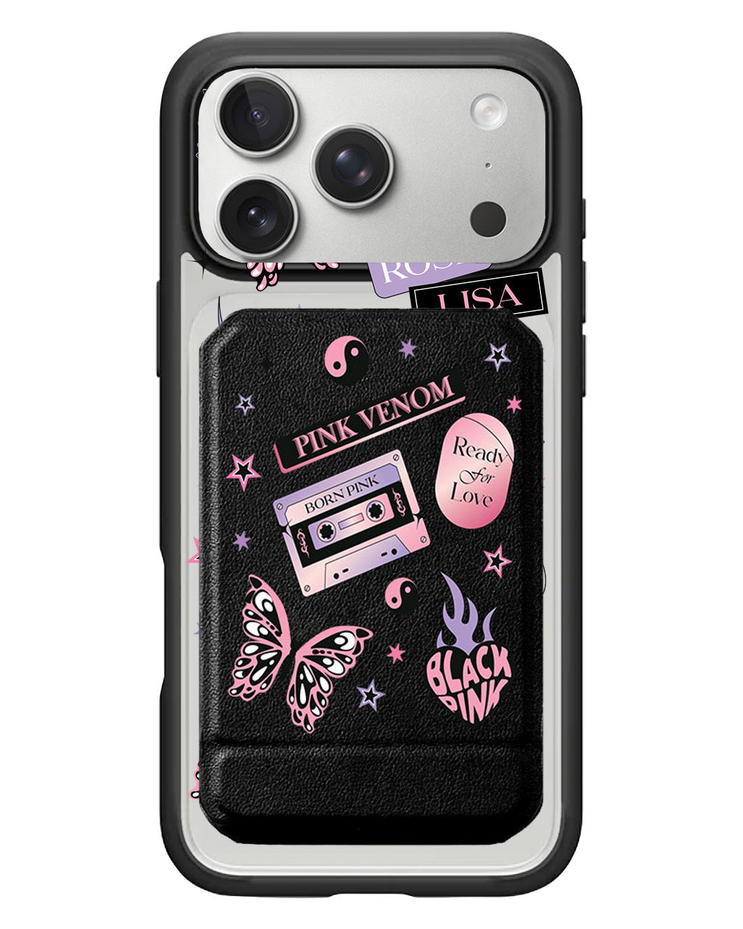 iPhone Magnetic Multifold Wallet - Blackpink Born Pink