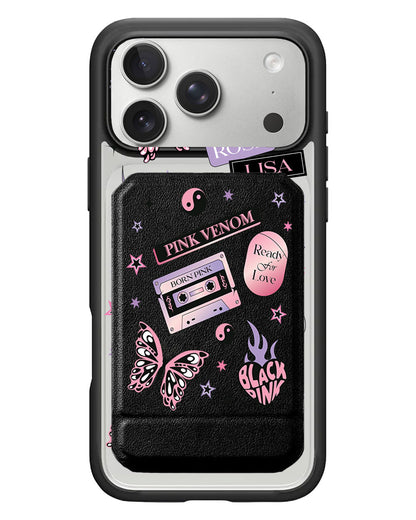 iPhone Magnetic Multifold Wallet - Blackpink Born Pink
