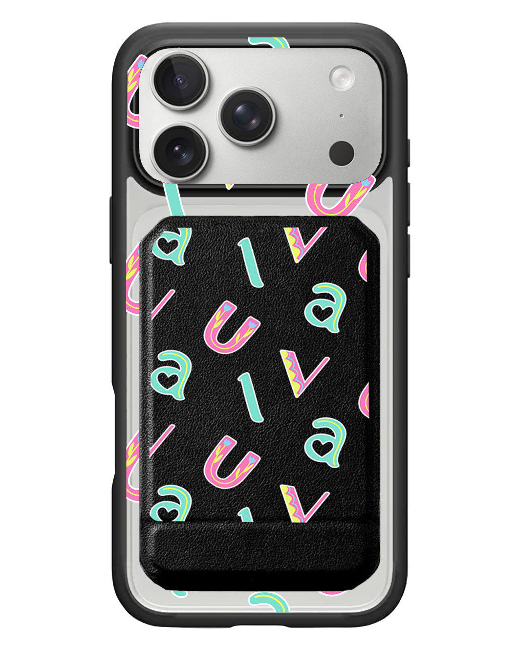 iPhone Magnetic Multifold Wallet - Playful Monogram 6.0