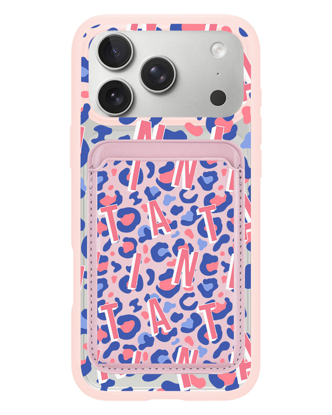 iPhone Magnetic Wallet Case - Leopard Monogram 1.0
