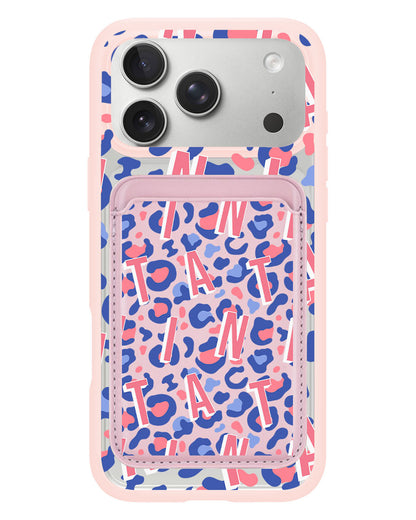 iPhone Magnetic Wallet Case - Leopard Monogram 1.0