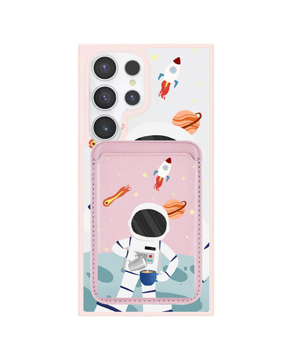 Android Magnetic Wallet Case - Baristronaut