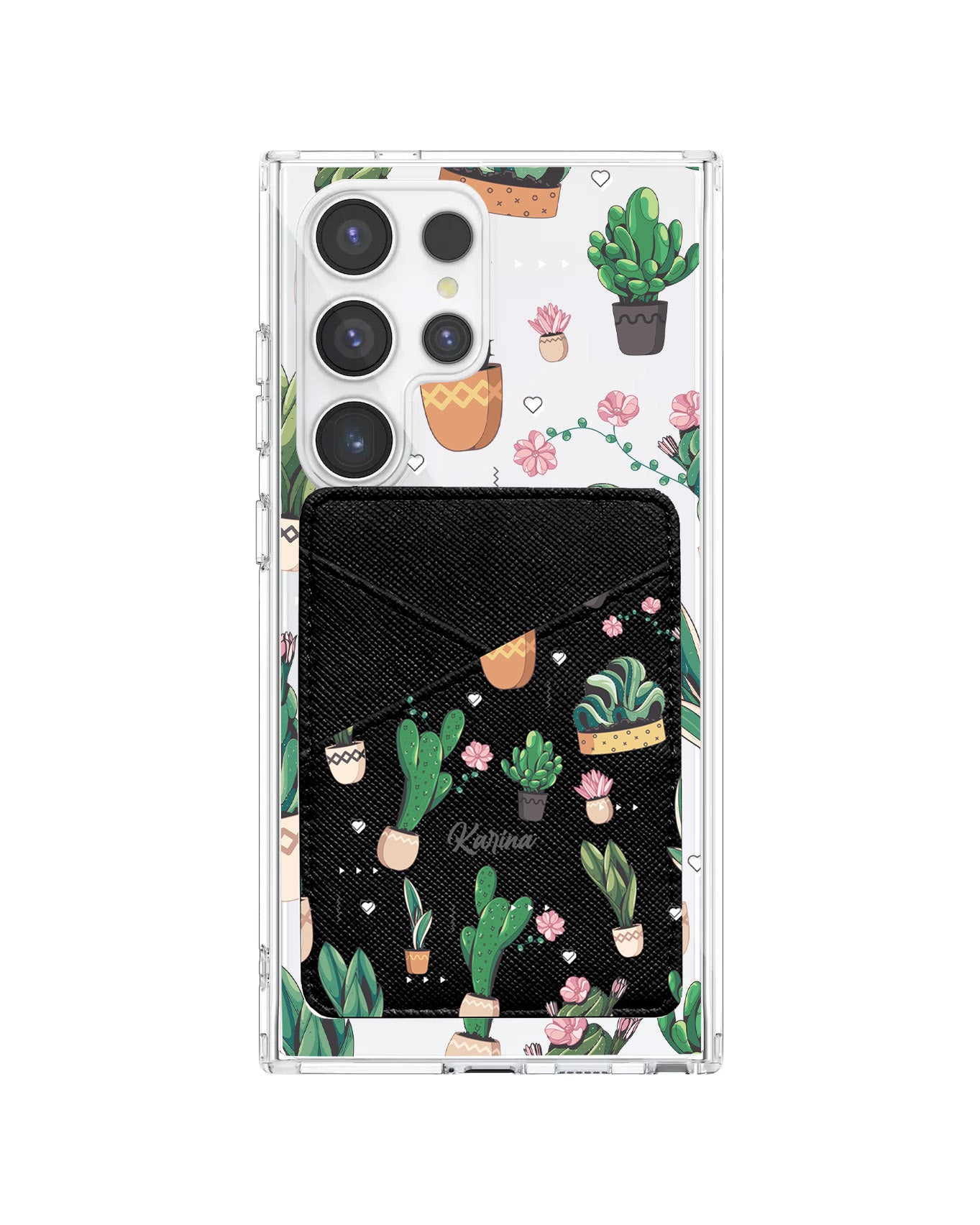 Android Phone Wallet Case - Cactus 3.0
