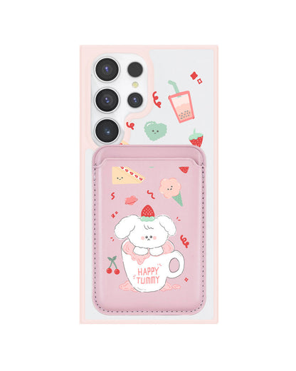 Android Magnetic Wallet Case - Happy Tummy