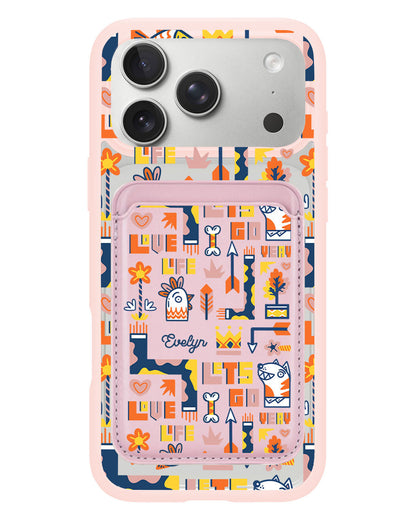 iPhone Magnetic Wallet Case - Life in Colour