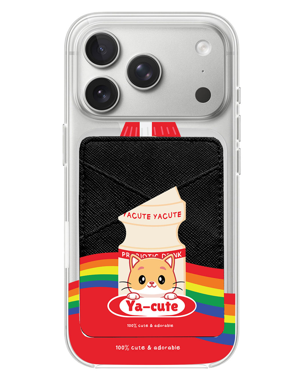 iPhone Phone Wallet Case - Yacute Cat