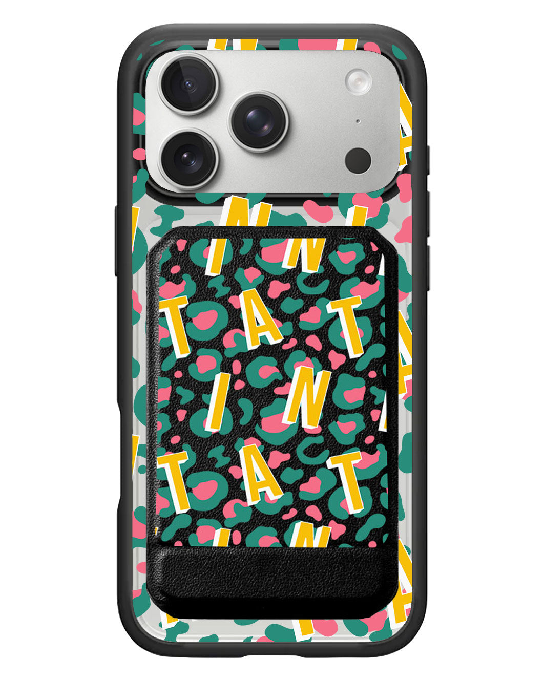 iPhone Magnetic Multifold Wallet - Leopard Monogram 4.0