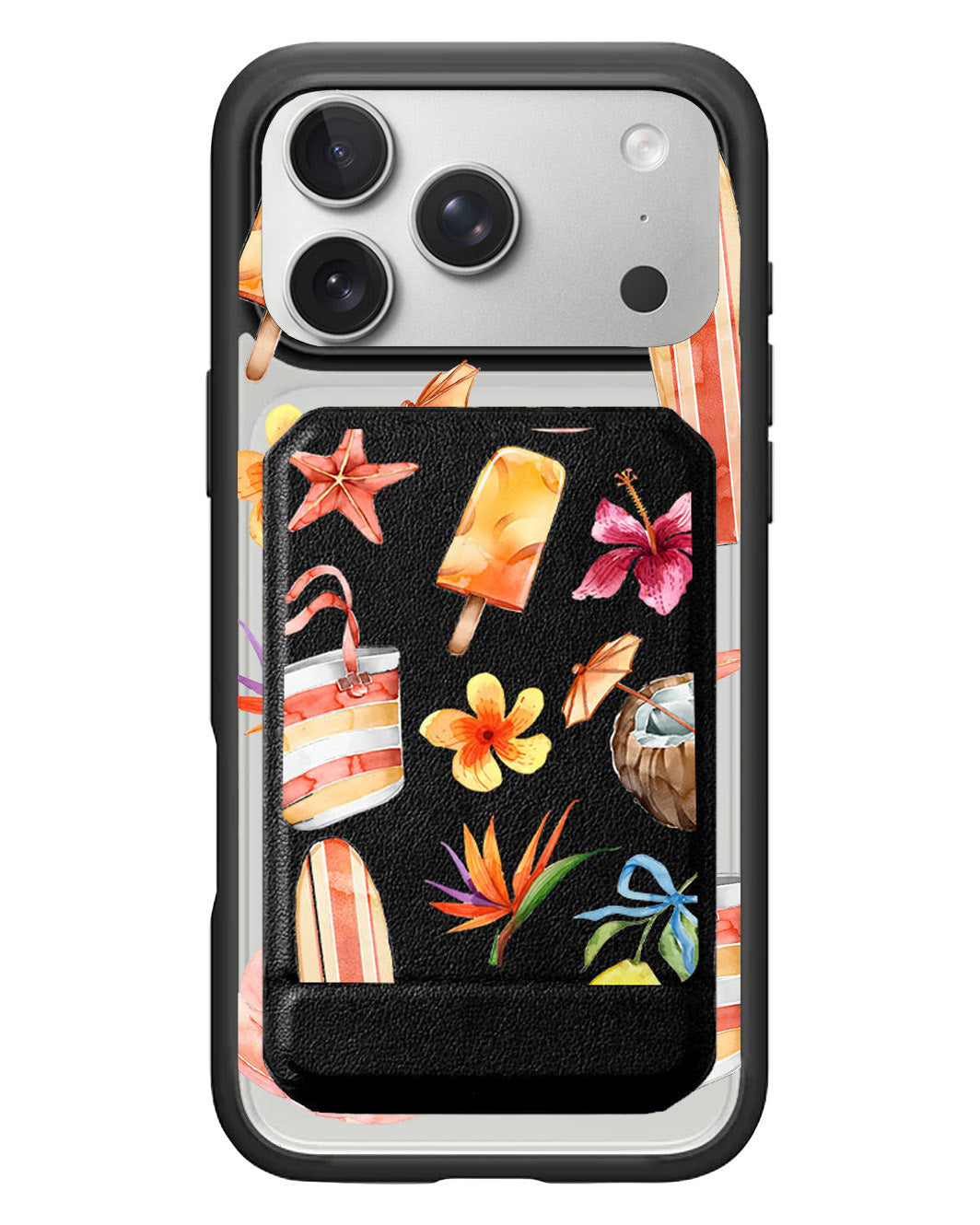 iPhone Magnetic Multifold Wallet - Aloha 1.0