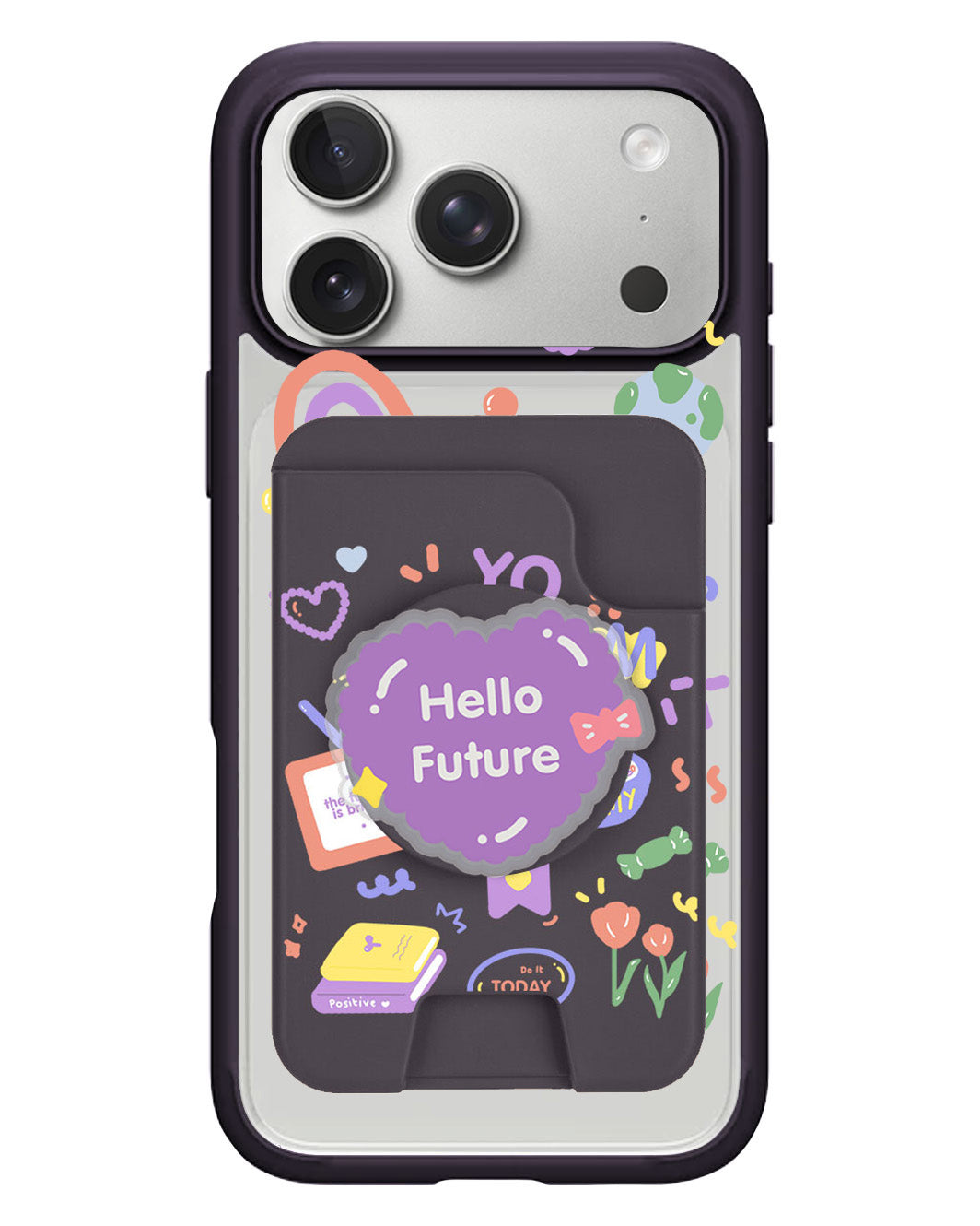iPhone Magpop Wallet - Hello Future