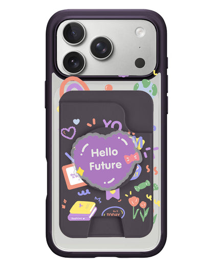 iPhone Magpop Wallet - Hello Future