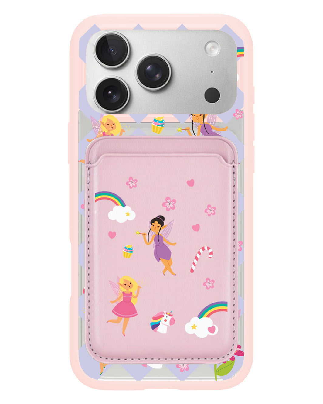 iPhone Magnetic Wallet Case - Tiny Fairy