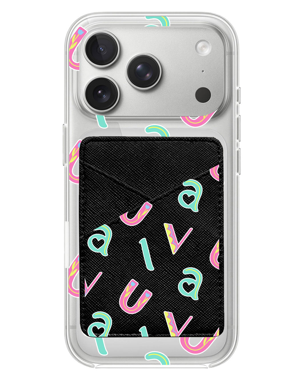 iPhone Phone Wallet Case - Playful Monogram 6.0