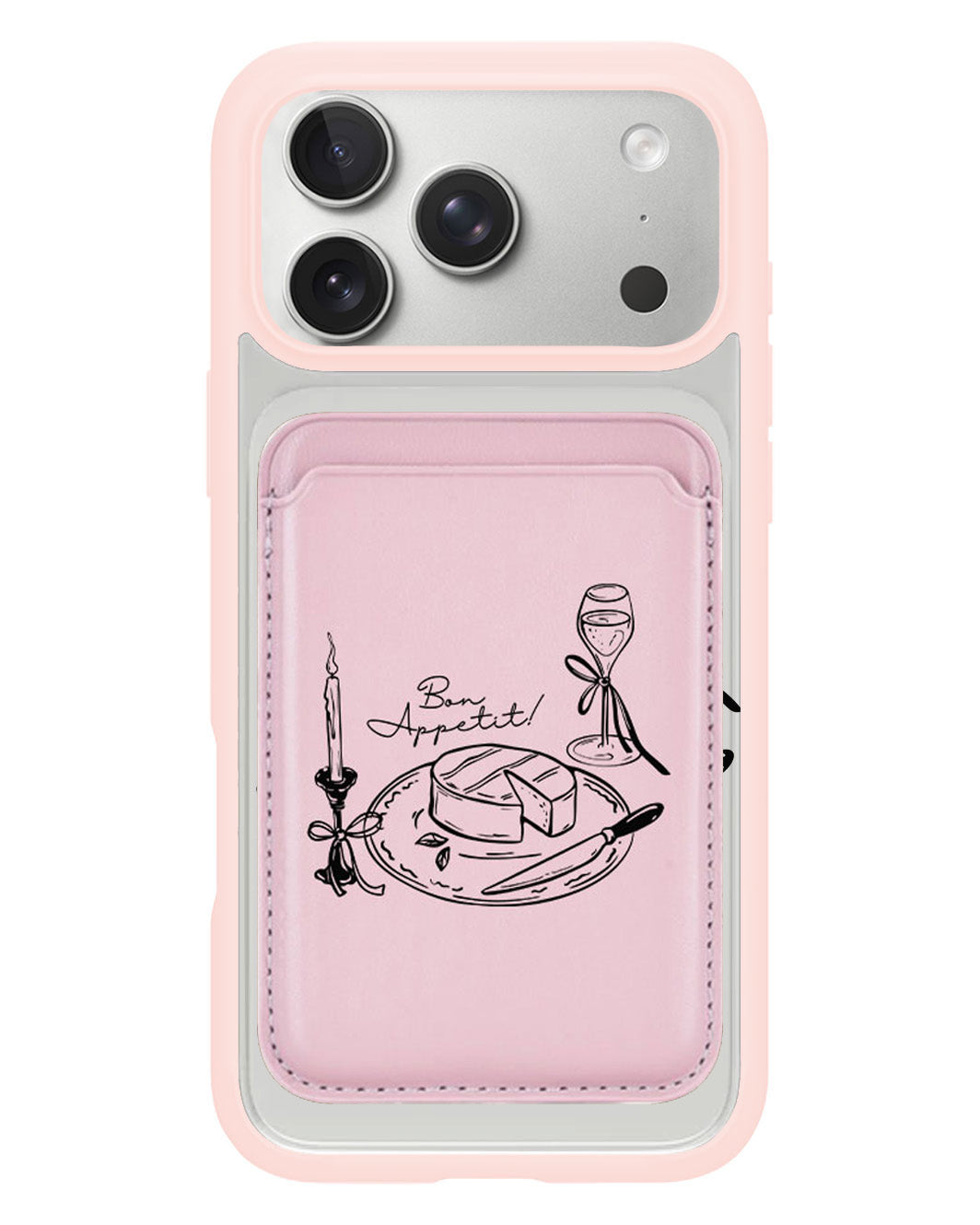 iPhone Magnetic Wallet Case - Bon Appetit
