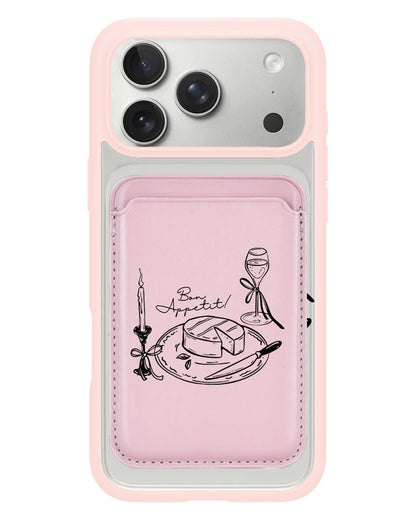 iPhone Magnetic Wallet Case - Bon Appetit