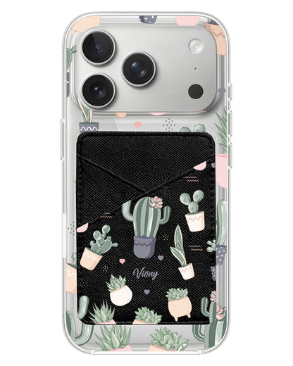 iPhone Phone Wallet Case - Cactus 2.0