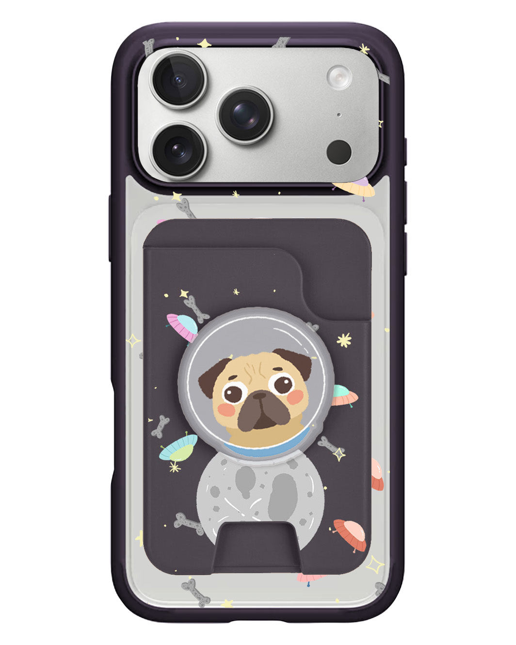iPhone Magpop Wallet - Pugstronaut