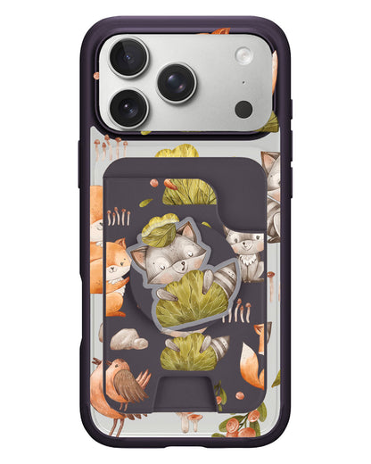 iPhone Magpop Wallet - Racoon And Friends