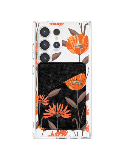 Android Phone Wallet Case - November Marigold